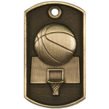 3D Basketball Dogtag Medal - 2