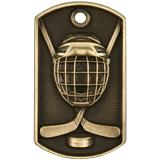 3D Hockey Dogtag Medal - 2