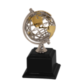 Metal World Globe Trophy - 9
