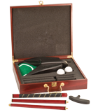 Executive Rosewood Golf Putter Gift Set - 14