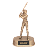 Softball Gold Resin Trophy - 9