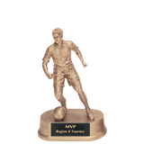 Male Soccer Gold Resin Trophy - 7.5