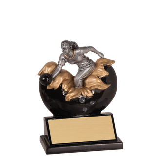 Female Bowling Xploding Trophy - 5