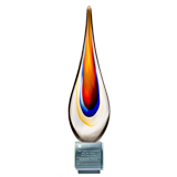 Simmering Crystal Flame Award - 14