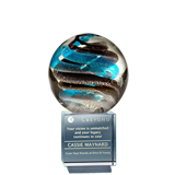 Crystal Blue Lava Award - 7.5