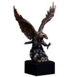 Attacking Eagle Trophy - 9.5