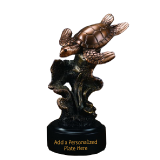 Bronze Sea Turtle Trophy - 6.5