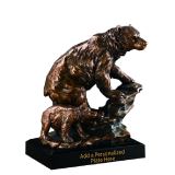 Bear with Cub Trophy - 9.5
