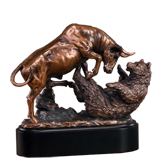 Bull and Bear Trophy - 9.5