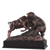 Bull vs Bear Trophy - 9.5