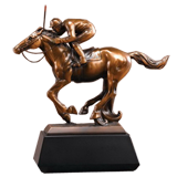 Thoroughbred Racing Jockey Trophy - 10