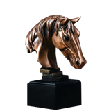 Stallion Horse Head Trophy - 11.5