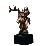 White Tail Deer Head Trophy - 8