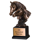 Double Horse Heads Trophy - 9.5