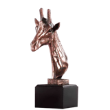 Giraffe Head Trophy - 9