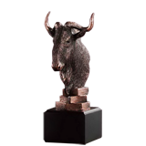 Wildebeest Head Trophy - 8.5