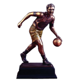 Male Basketball Dribbler Trophy - 13