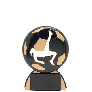 Circle Shadow Soccer Trophy - 5.25