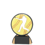 Circle Shadow Girls Softball Trophy - 4.5