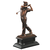 Male Bronze Classic Golfer Trophy - 16