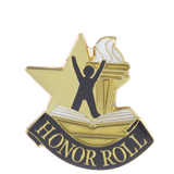 Academic Honor Roll Star Lapel Pin
