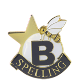 Academic Spelling Star Lapel Pin