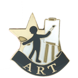 Academic Art Star Lapel Pin