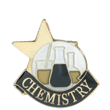 Academic Chemistry Star Lapel Pin