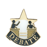 Academic Debate Star Lapel Pin