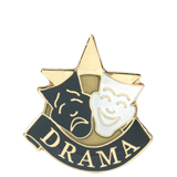 Academic Drama Star Lapel Pin