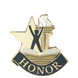 Academic Honor Student Star Lapel Pin