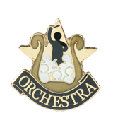 Academic Orchestra Star Lapel Pin