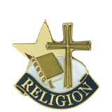 Religion Star Lapel Pin