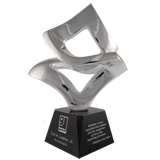 Chrome Creation Art Sculpture Award - 13
