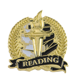 Academic Reading Lapel Pin