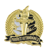 Academic Perfect Attendance Lapel Pin