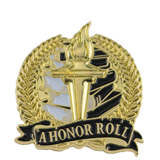 Academic A Honor Roll Lapel Pin