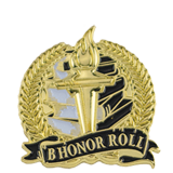 Academic B Honor Roll Lapel Pin
