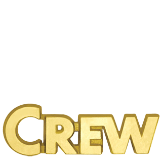 Gold Crew Lapel Pin