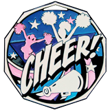 Cheerleader Colorful Medal 2