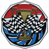 Checkered Flags Racing Colorful Medal 2