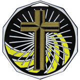 Christian Cross Colorful Medal 2