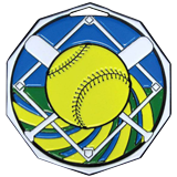 Softball Colorful Medal 2
