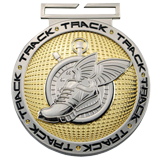 Silver & Gold Track Medal 3