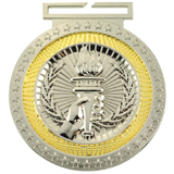 Silver & Gold Torch Medal 3