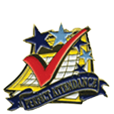 Educational Perfect Attendance Pin