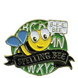 Educational Spelling Bee Pin