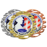 Custom Wicker Weave Medal 2.75