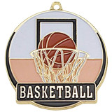 Colorful Basketball Medal 2