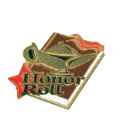 Honor Roll Lamp Lapel Pin